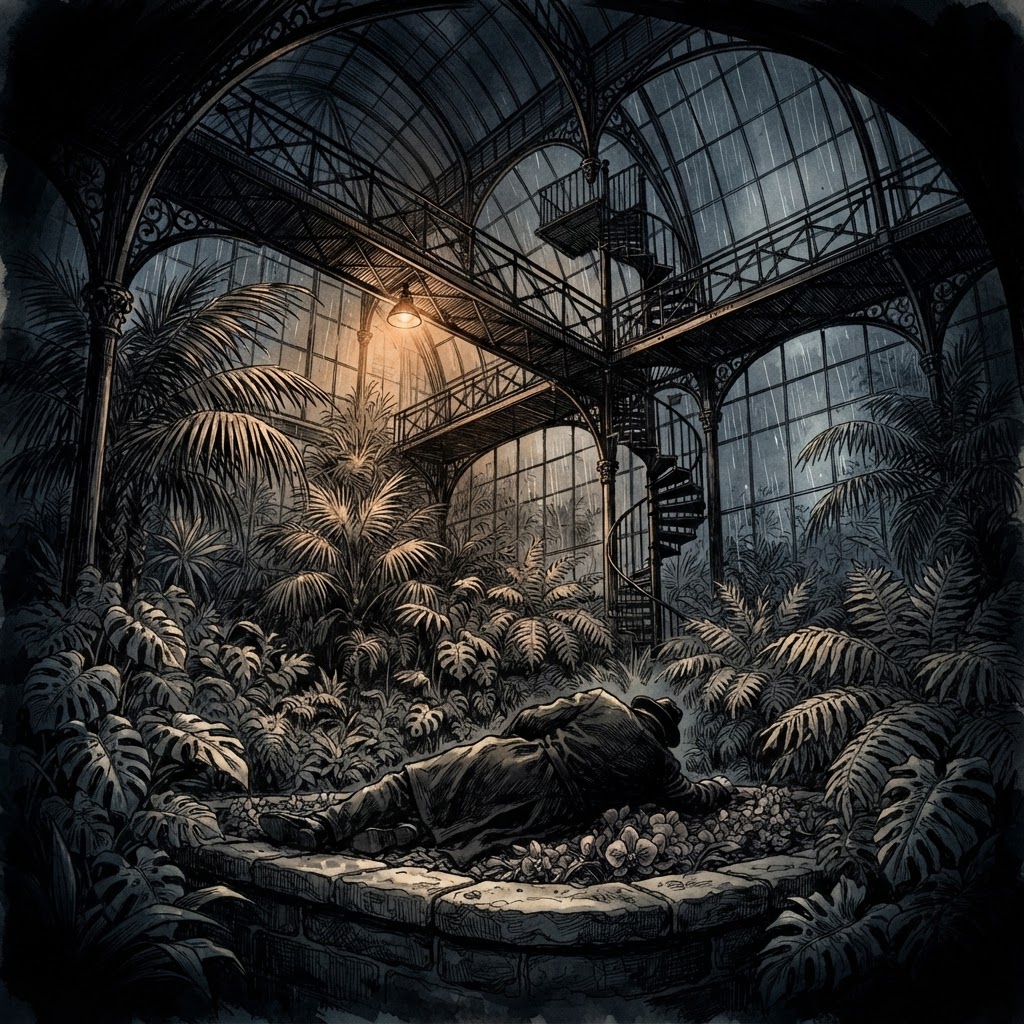 Cover art for the episode "The Glasshouse Blade"
