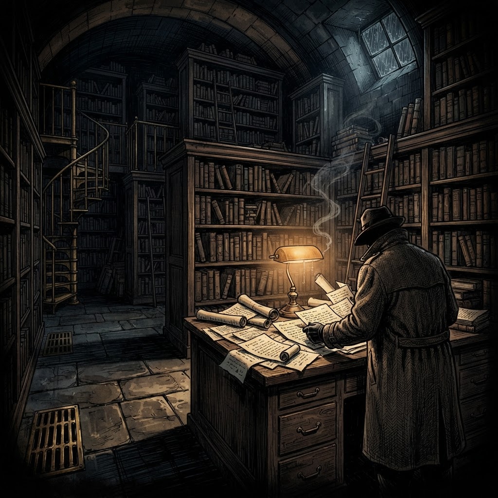 Cover art for the episode "The Scribe's Vault"