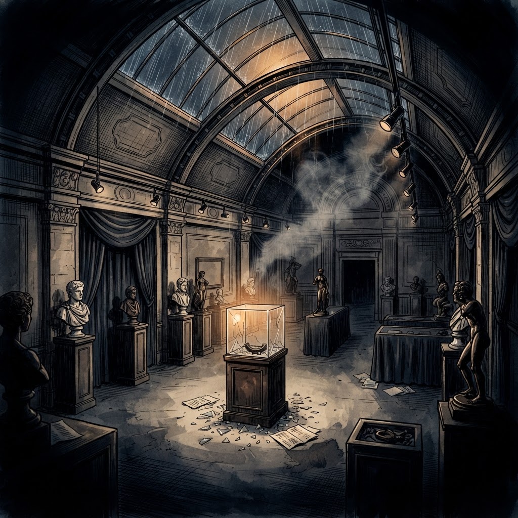Cover art for the episode "The Bronze Plinth"