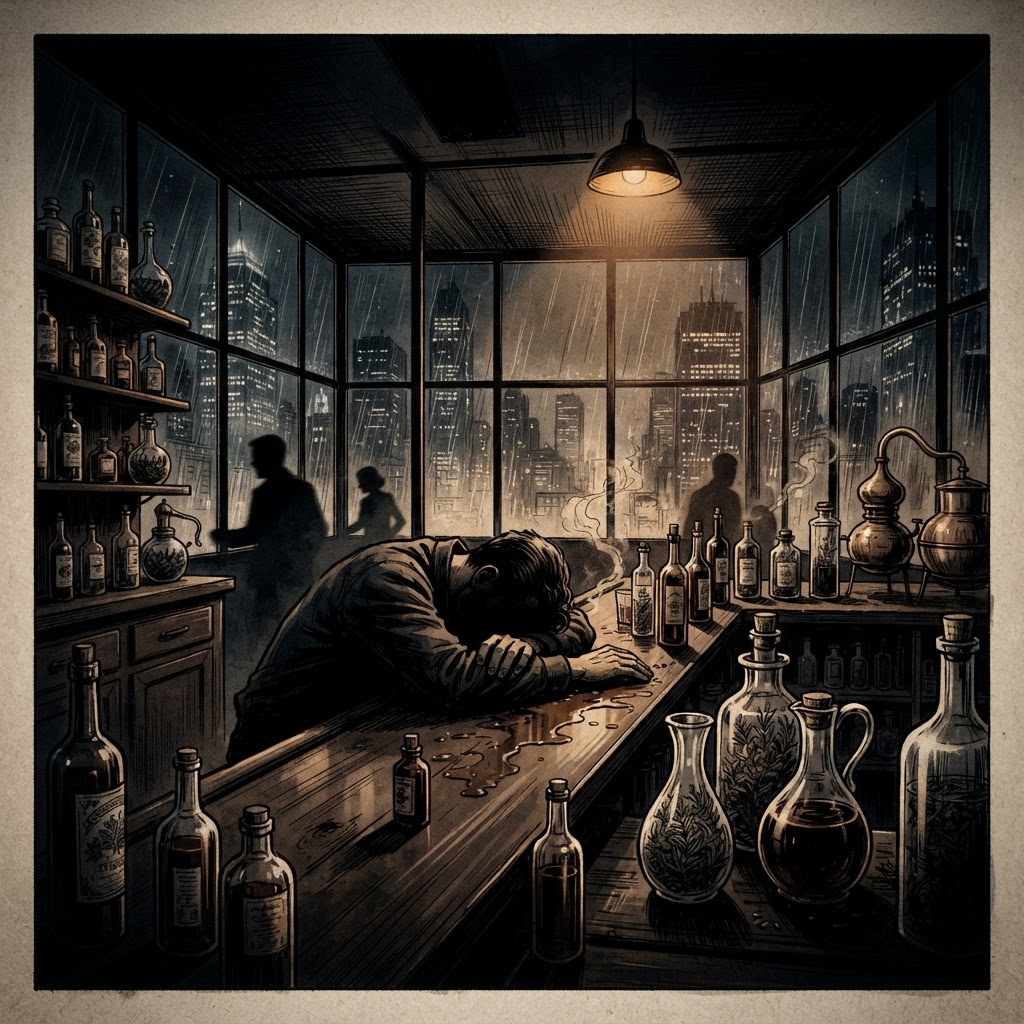 Cover art for the episode "The Vermouth Salon"