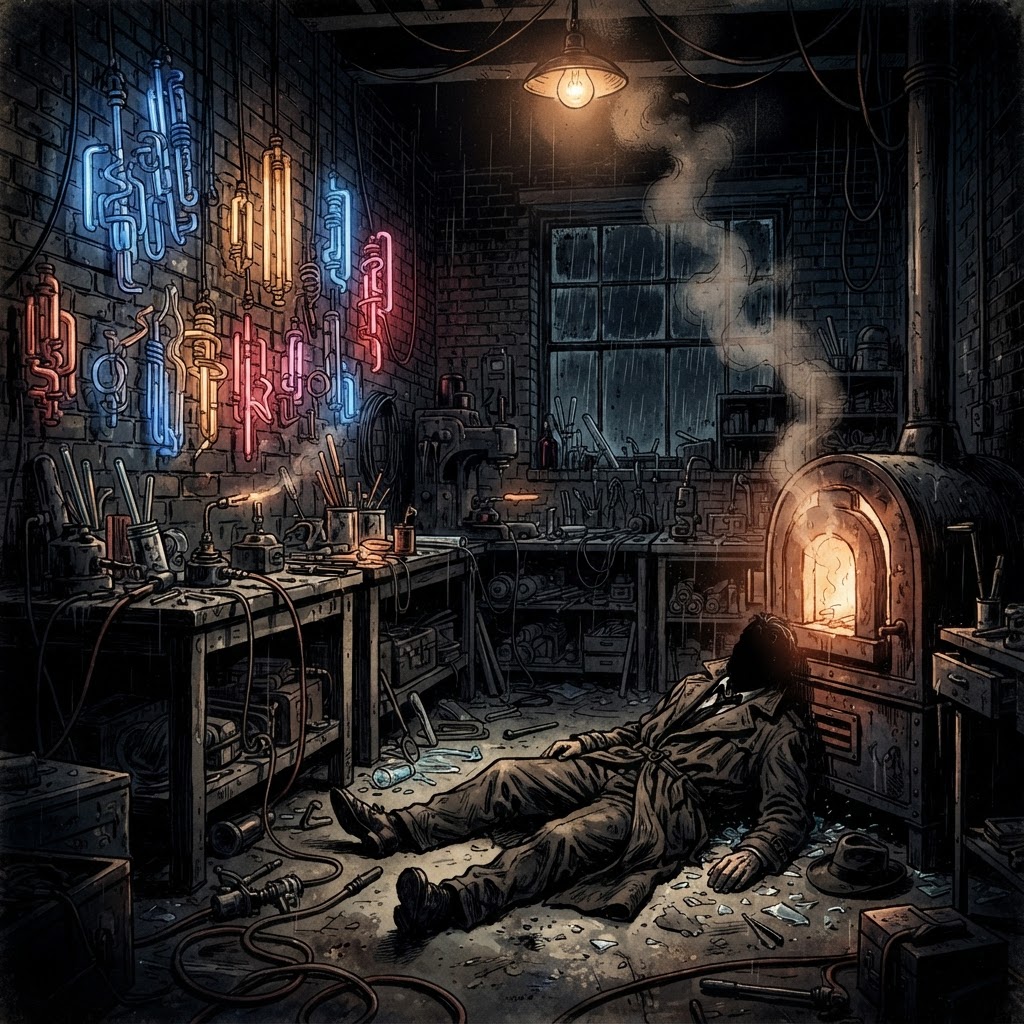 Cover art for the episode "The Neon Filament"