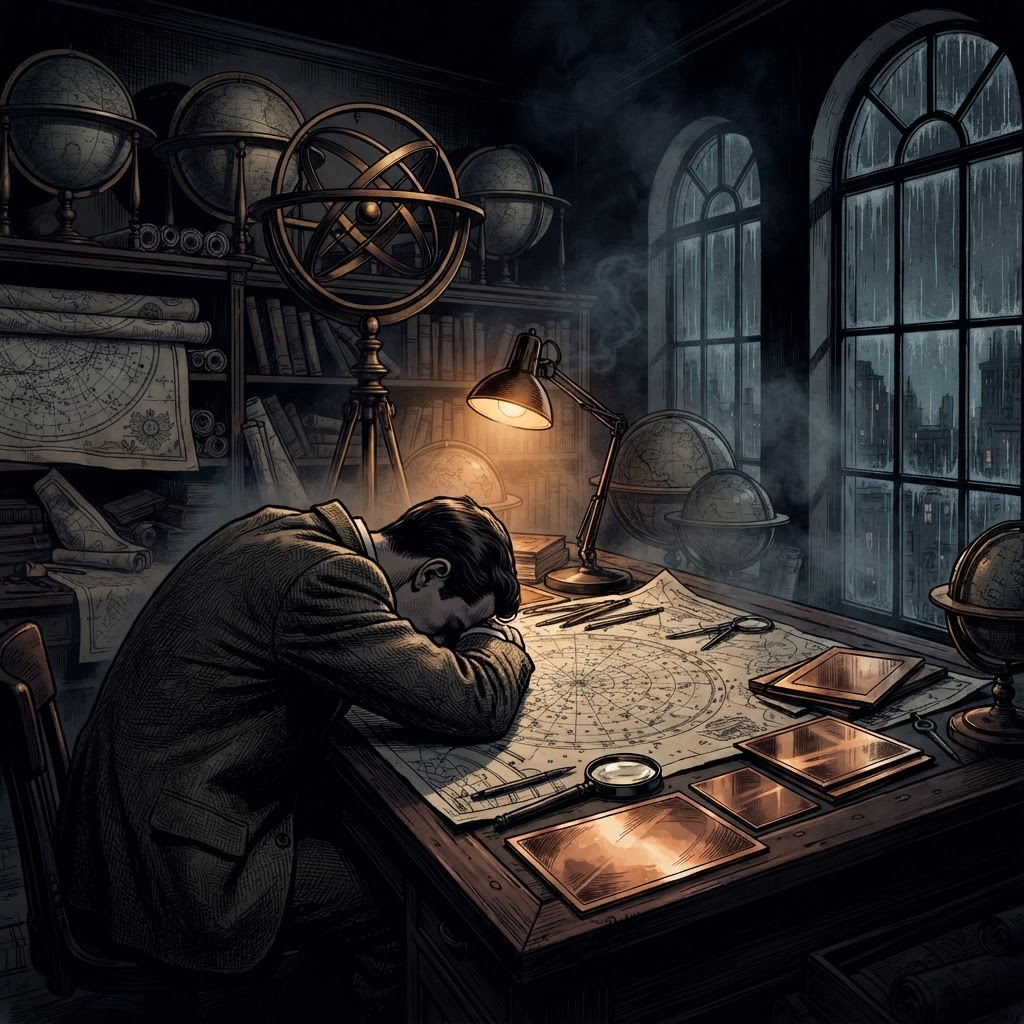 Cover art for the episode "The Meridian Scribe"